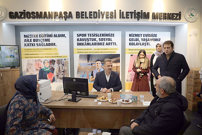 AVM’DE BELEDİYE İLETİŞİM MERKEZİ 