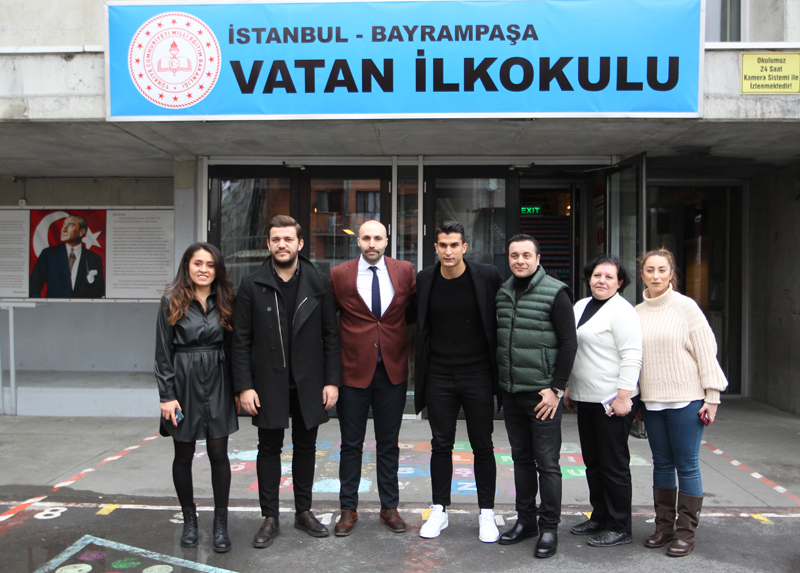 NECİP UYSAL, OKULUNU ZİYARET ETTİ
