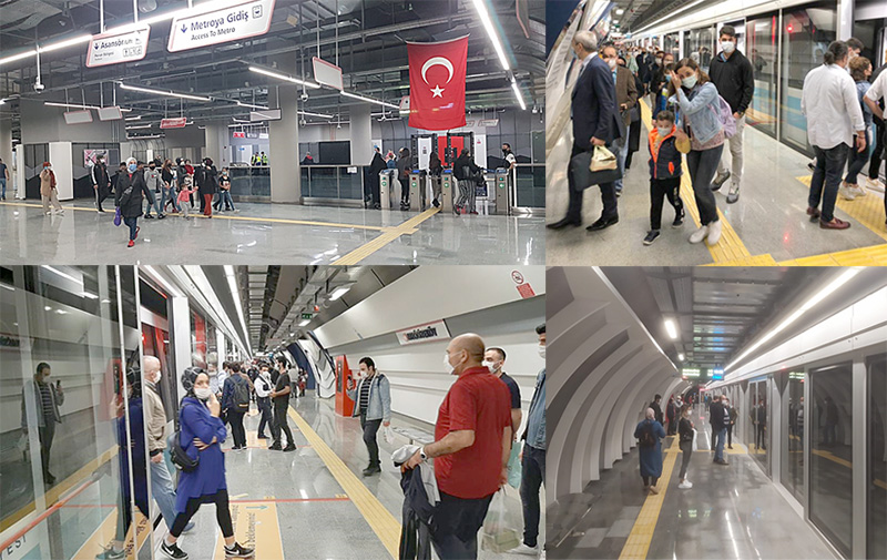 MECİDİYEKÖY-MAHMUTBEY METROSU AÇILDI