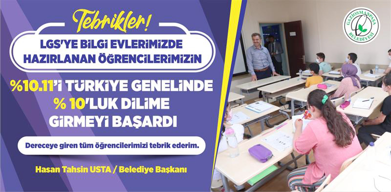 G.O.PAŞALI ÖĞRENCİLERİN LGS BAŞARISI 