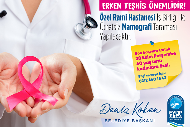 KADINLARA ÜCRETSİZ MAMOGRAFİ 