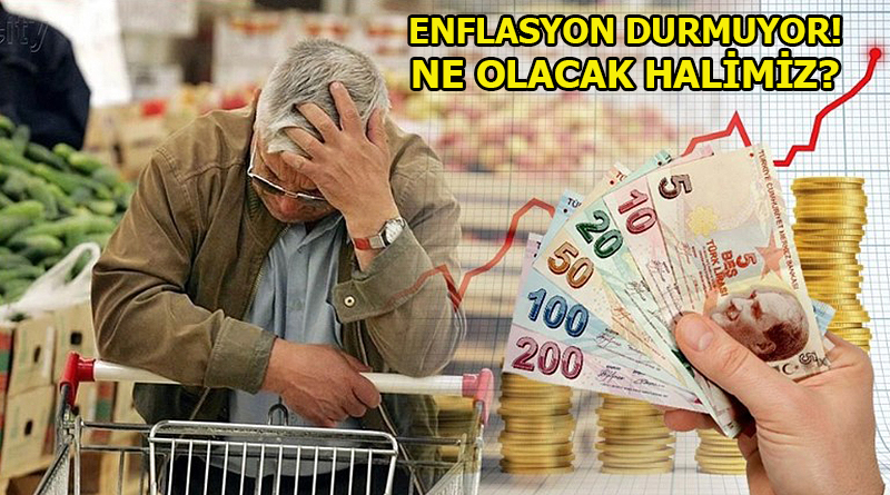 YILLIK ENFLASYON YÜZDE 61,36 