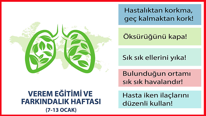 VEREM EĞİTİMİ VE FARKINDALIK HAFTASI 