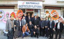 SULTANGAZİ’DE GAZETECİLER PLATFORMU