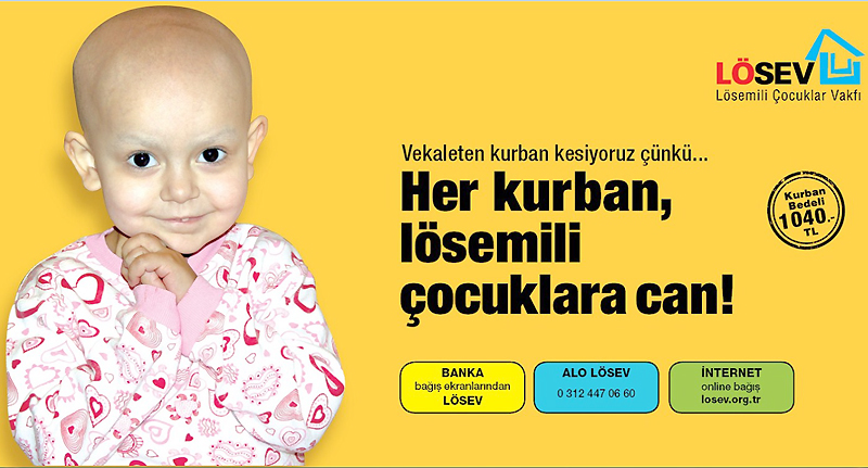 LÖSEV KURBAN BAĞIŞI BEKLİYOR