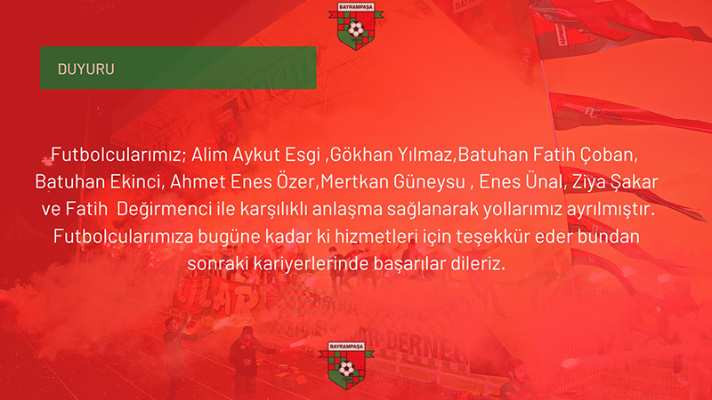 BAYRAMPAŞA’DA 9 AYRILIK