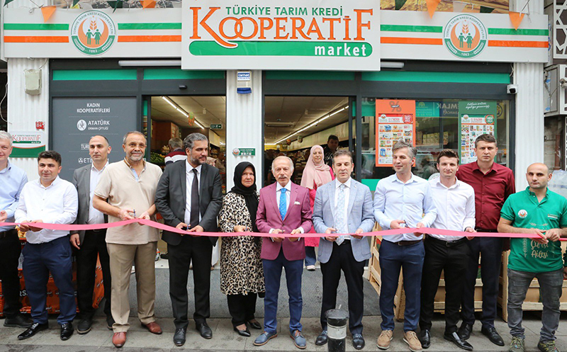 TARIM KREDİ KOOPERATİFİ MARKETİ AÇILDI