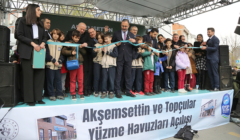 EYÜPSULTAN’DA ÇİFTE HAVUZ AÇILIŞI