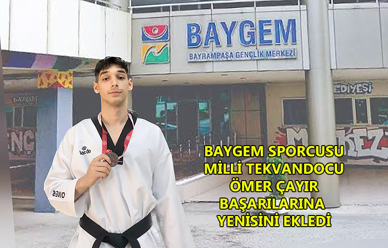  ÖMER ÇAYIR’DAN BRONZ MADALYA