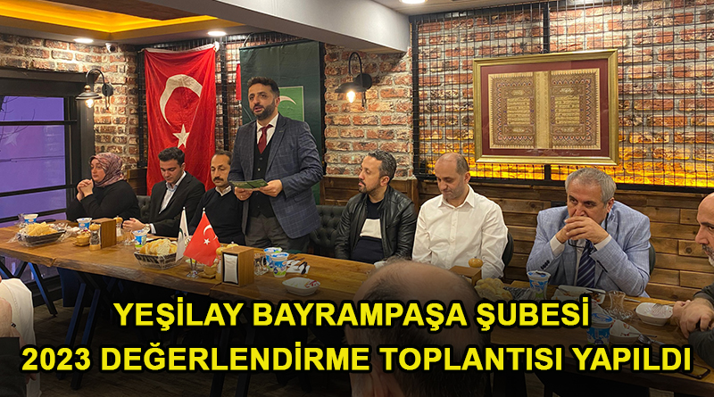 YEŞİLAY 2023 YILINI DEĞERLENDİRDİ 