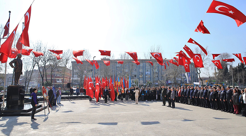 ÇANAKKALE ZAFERİ TÖRENLERLE KUTLANDI