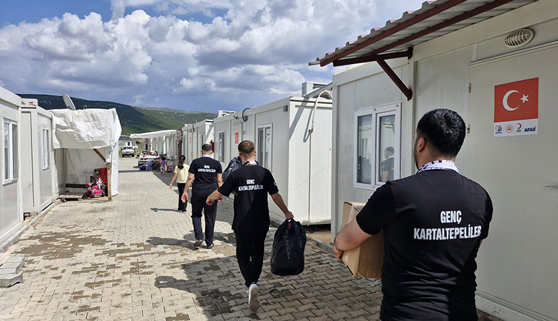 KARTALTEPELİLER DEPREM BÖLGESİNDE