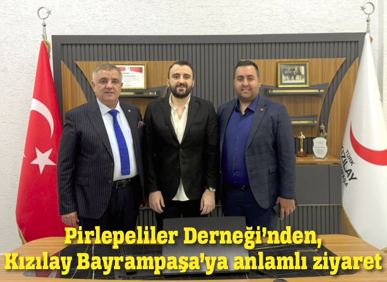 PİRLEPELİLER'DEN, KIZILAY'A ZİYARET