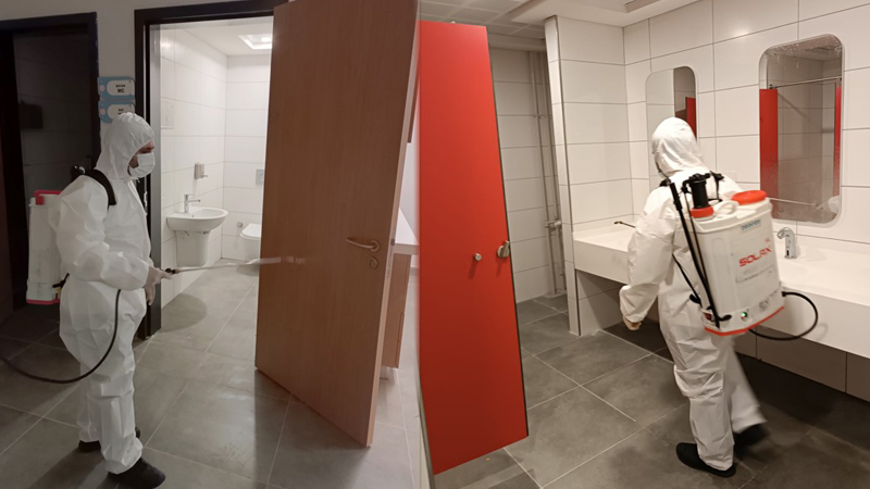 OKULLAR DEZENFEKTE EDİLİYOR