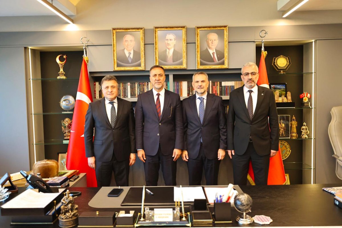 Akın, Acar ve Yeşil’den Volkan Yılmaz’a hayırlı olsun ziyareti