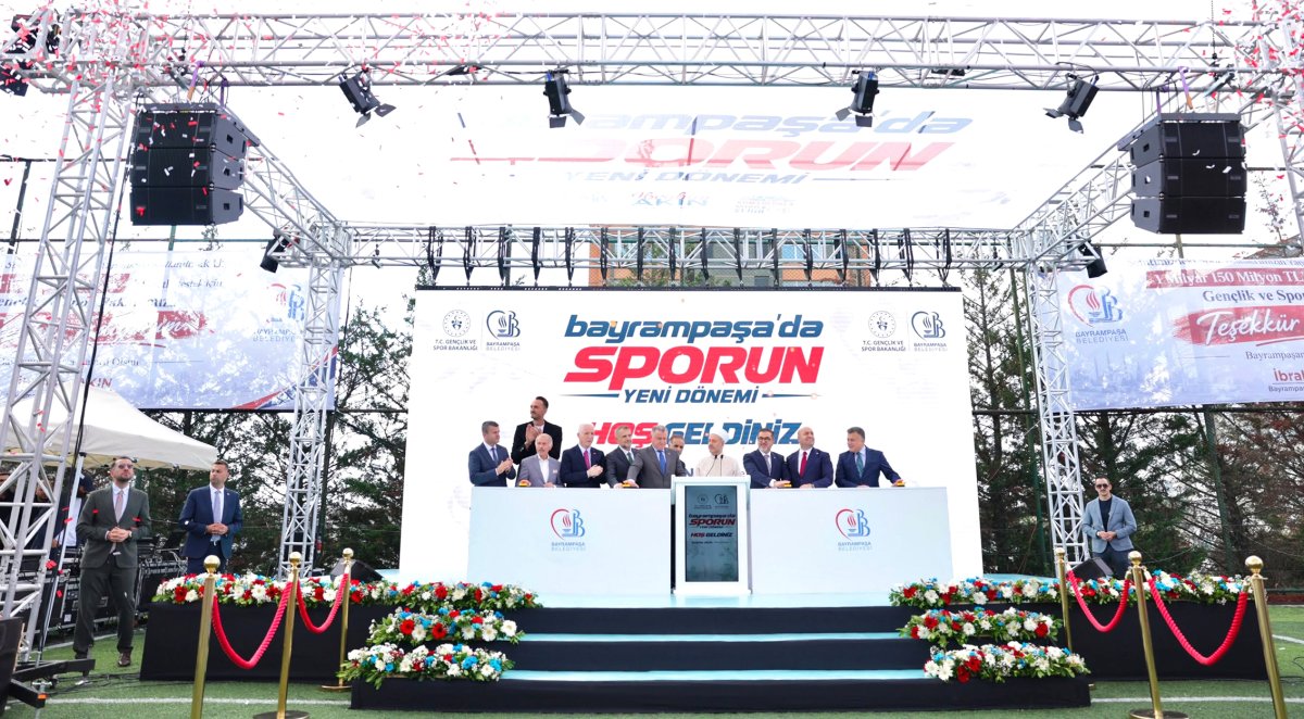 Bayrampaşa'da spor'a dev yatırım! 1 milyar 150 milyon TL'lik dönüşüm başladı
