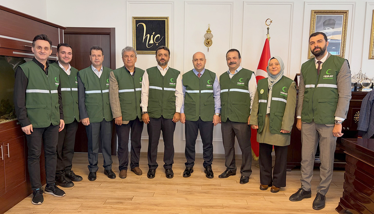 Yeşilay Bayrampaşa’dan Kaymakam Çiftçi’ye ziyaret