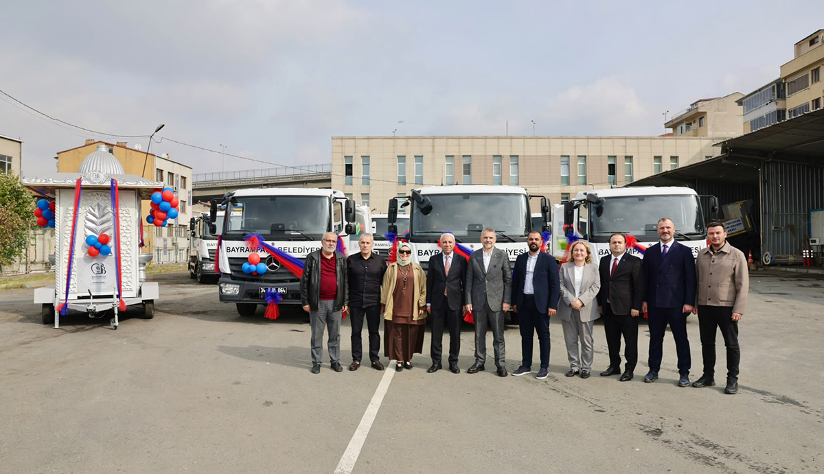 Bayrampaşa’nın temizlik filosuna 3 yeni araç
